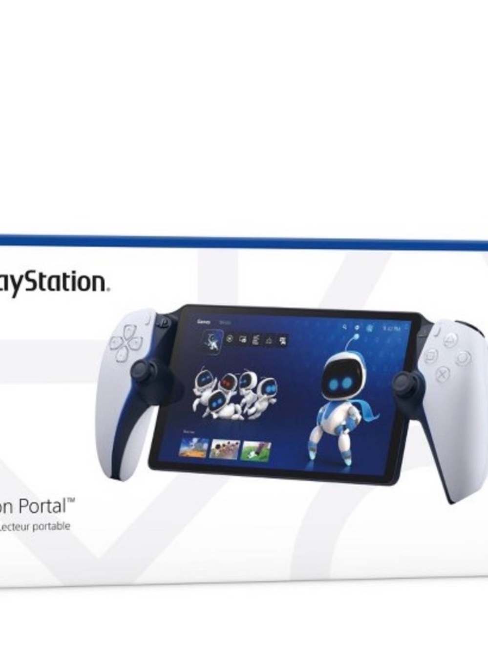 Sony Portal Handheld Gaming Console - White and Black